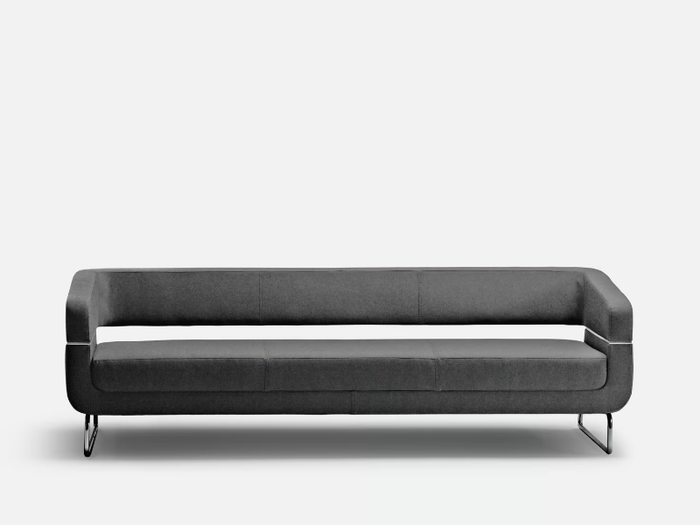 MATRIX - 3 seater leather sofa _ La Cividina